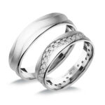 UH209C Karikagyűrű Cirkónia Kövekkel