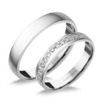 UH210C Karikagyűrű Cirkónia Kövekkel