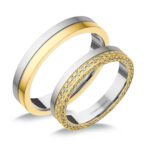 UH757B Karikagyűrű Gyémánt Kövekkel